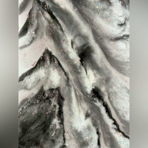 Handmade OOAK Luxury Resin Wall Art - Marbleized, Sanded, Glossed - Size Large